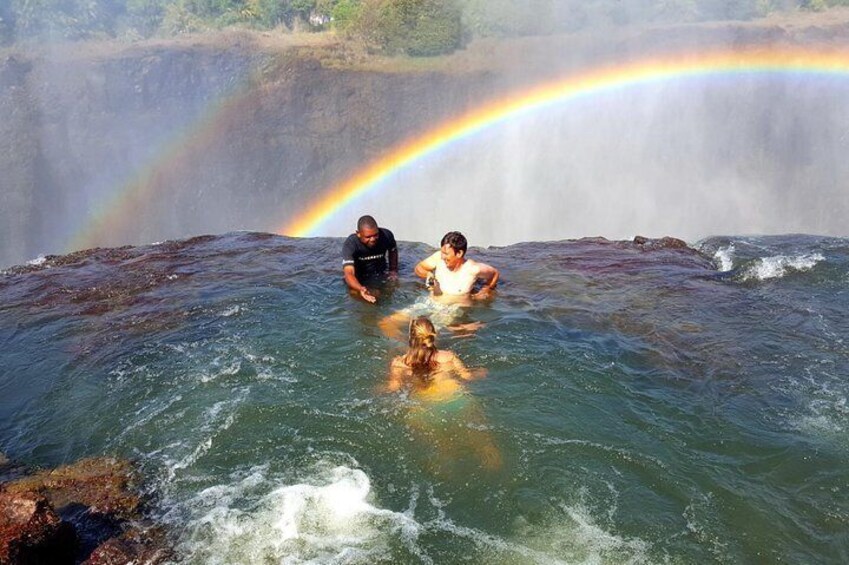 Devils Pool and Livingstone Island Tour