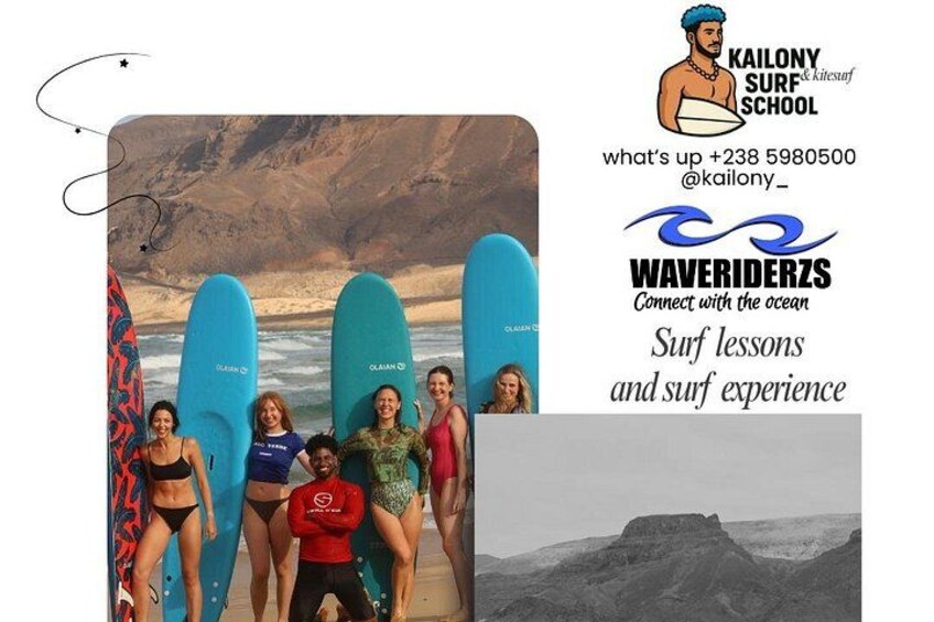 surf lessons São Vicente, Transportation and equipment included 3