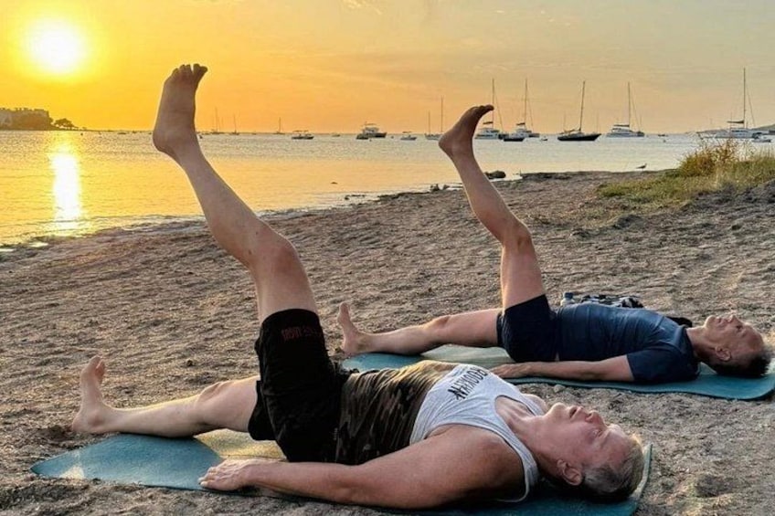 Beach Yoga in San Antonio Bay – Morning & Sunset Classes 4