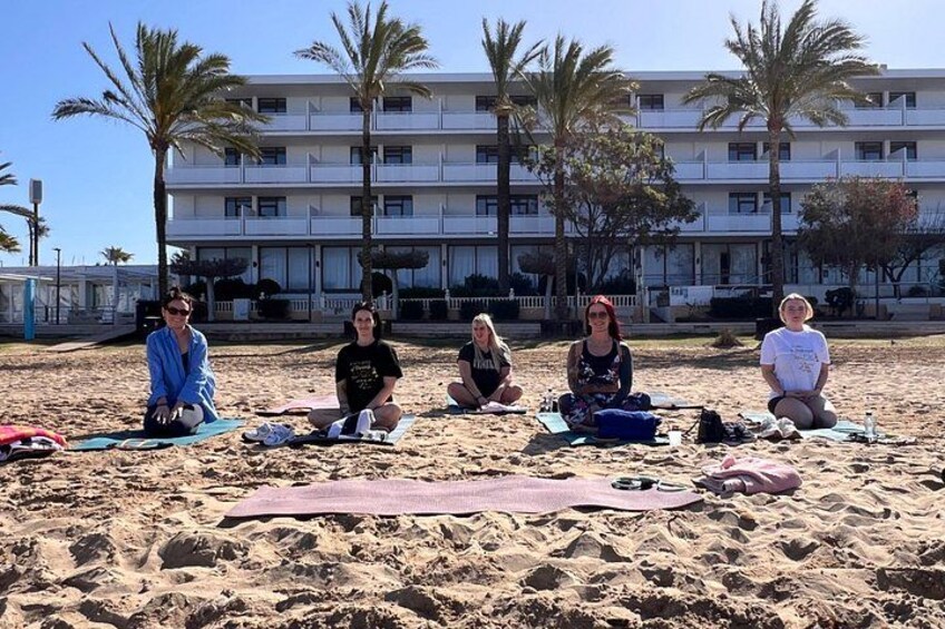 Beach Yoga in San Antonio Bay – Morning & Sunset Classes 4