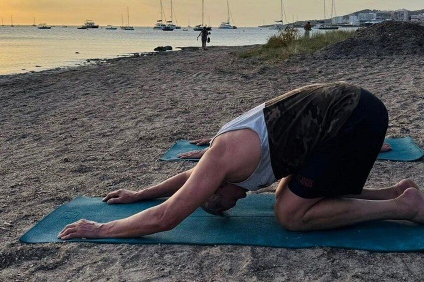 Beach Yoga in San Antonio Bay – Morning & Sunset Classes 5