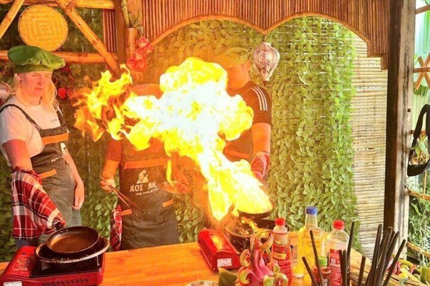 Hoi An Riverside Cooking Class(Local market,Basket Boat,Fishing) 1