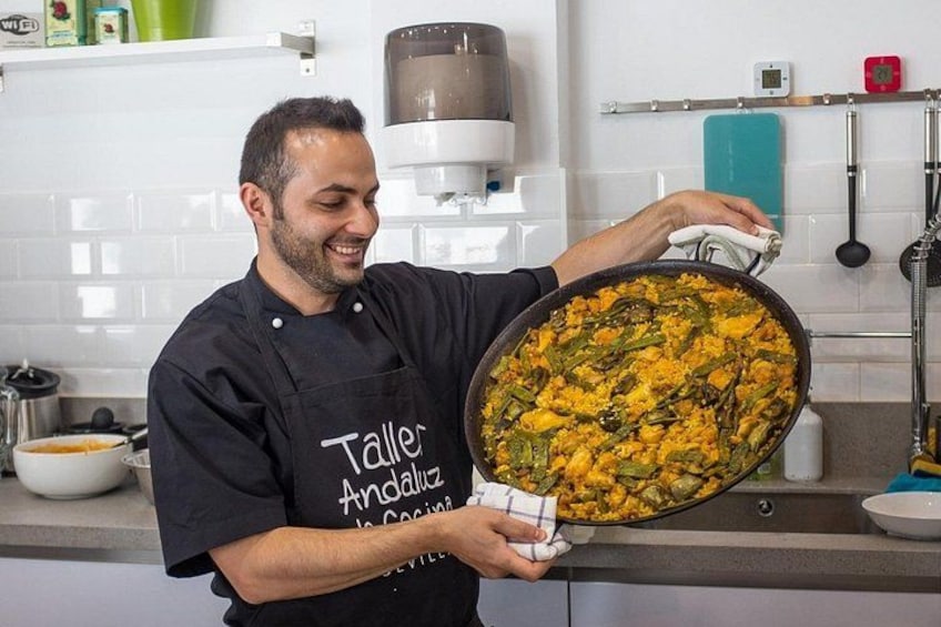 Seville: Evening Spanish Cooking Class — Paella, Tapas & Sangría 2