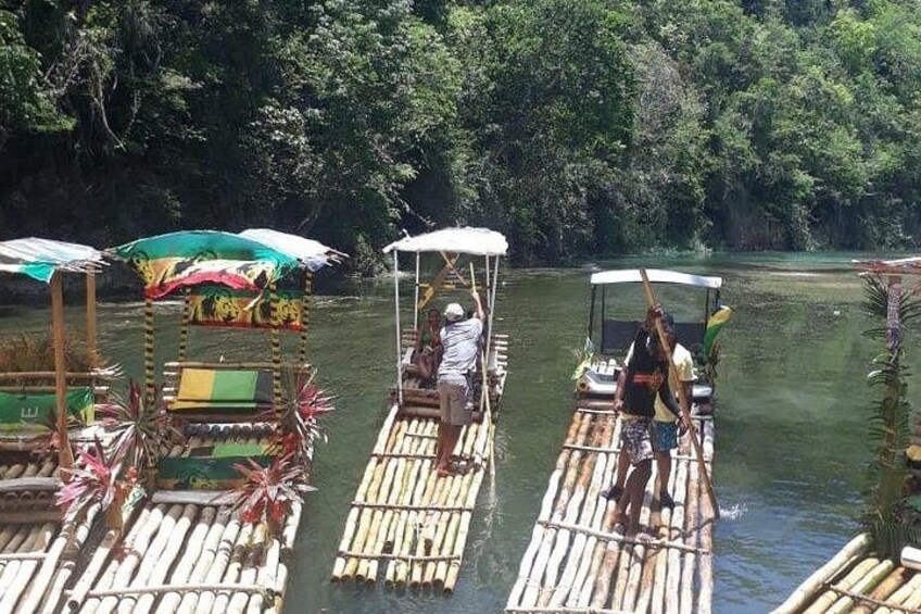 Bamboo River Rafting in Ocho Rios Jamaica. 4