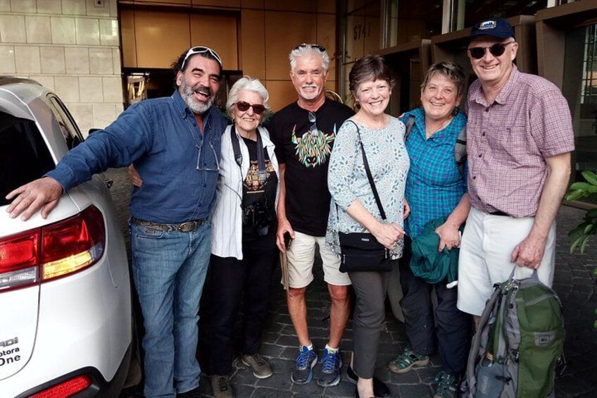 Finishing a great day with customers from Napa, California, USA. 4