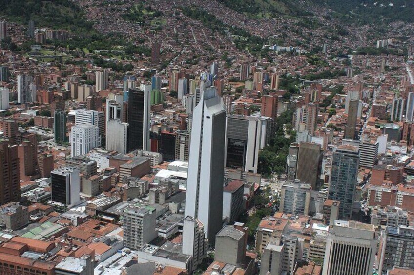 Medellin helicopter tour