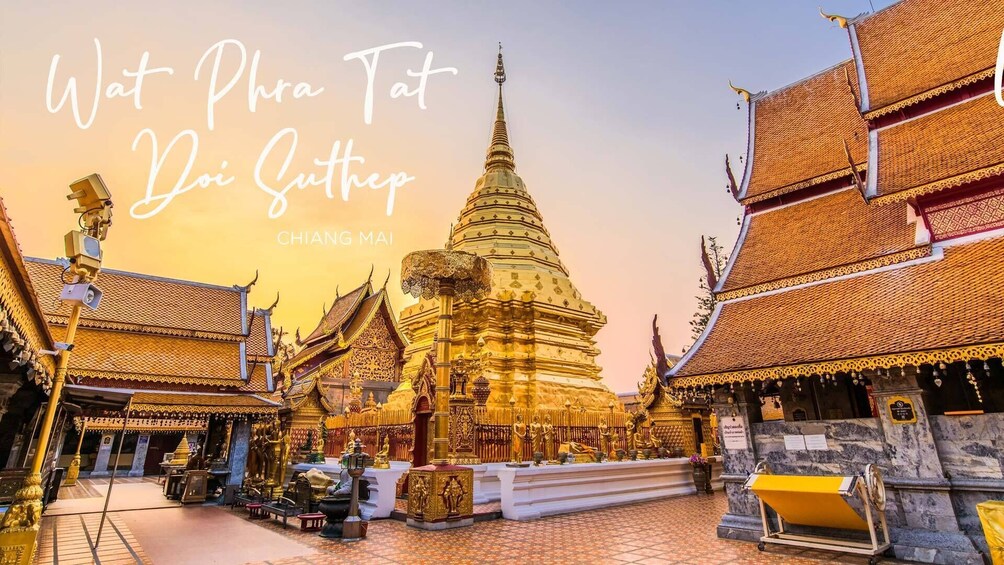 Wat Phra That Doi Suthathamin temppeli Chiang Maissa, Thaimaassa. 1