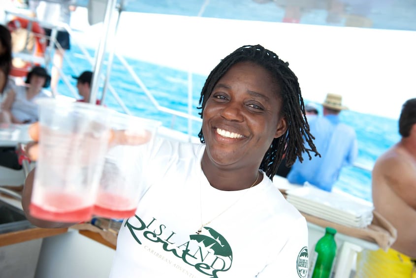 Negril Catamaran Cruise with Margaritaville, Dinner & Drinks