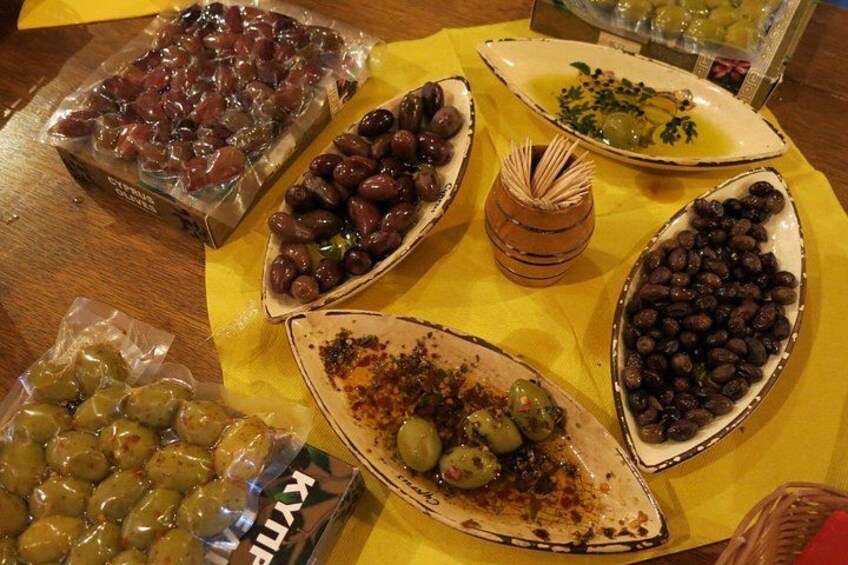 Cyprus produces excellent olive products - which you'll try! 5