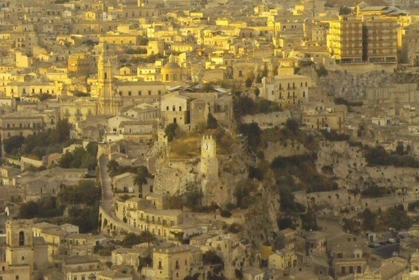 Modica view of Castello dei Conti