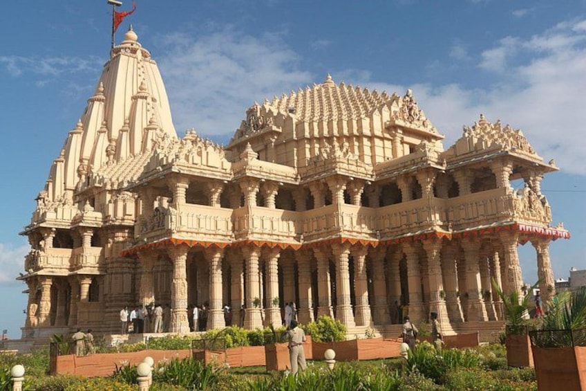 A large, ornate temple with intricate carvings and multiple spires. 4