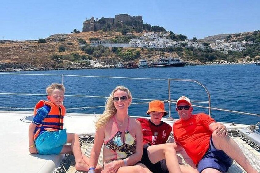 Private CATAMARAN daytrip - Lindos/ Rhodos with Lunch and drinks 2