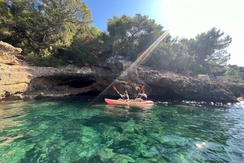 Alcudia: Guided Sea Kayaking & snorkelling Tour (day & sunset) 