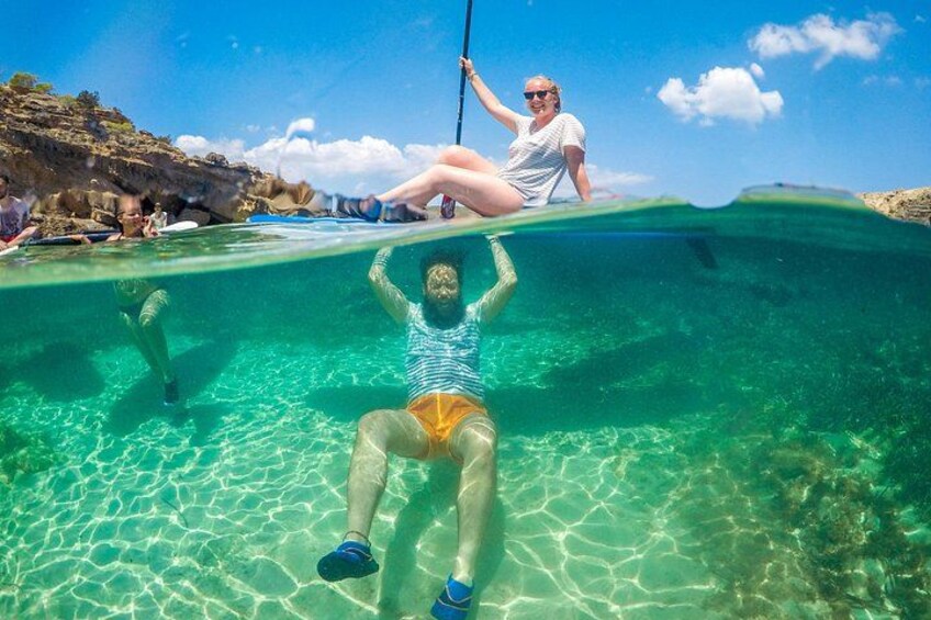 Discover the best corners of the island in paddle surf 5