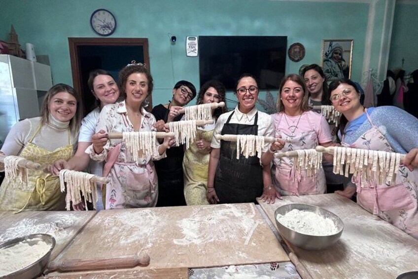Traditional bolognese pasta making with a meal 3