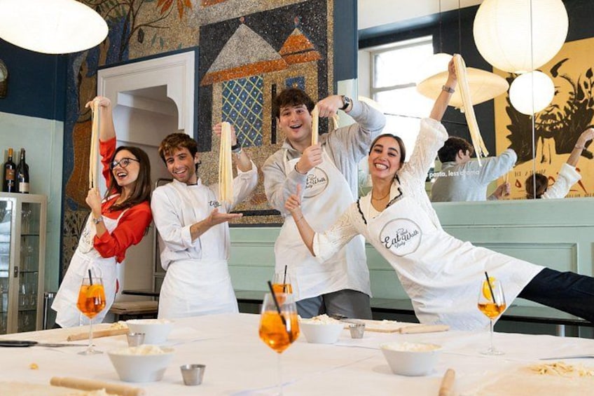 Cheers! spritz and fresh pasta: done! 3