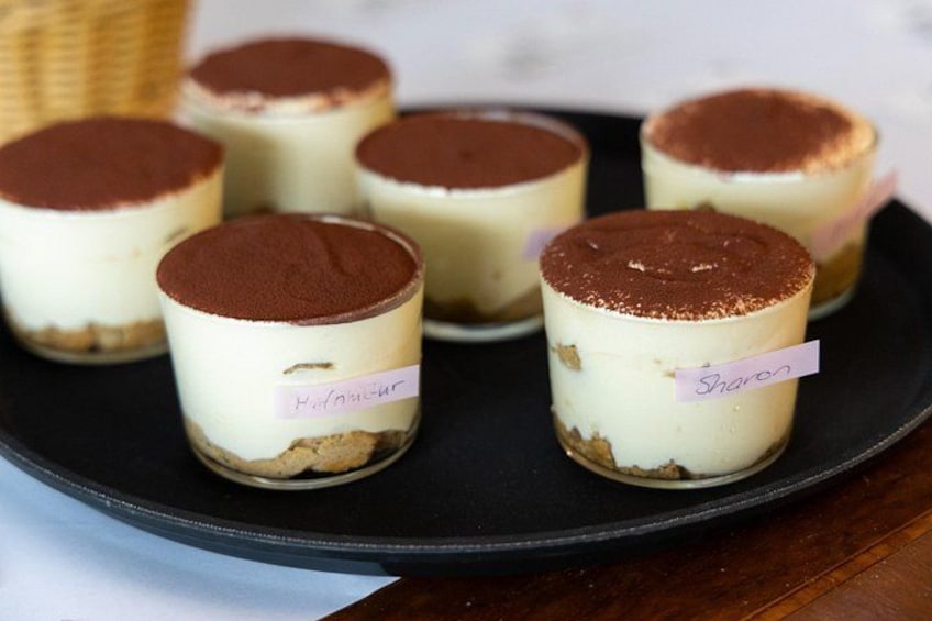 Homemade Tiramisù ready to be enjoyed. 2