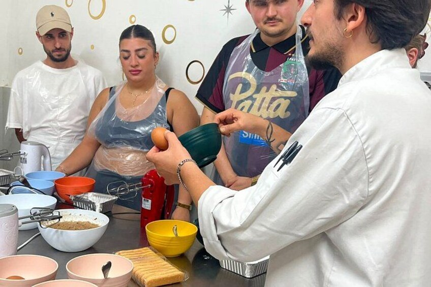 Naples Official Pizza Making Class & Tiramisu Cooking class 5