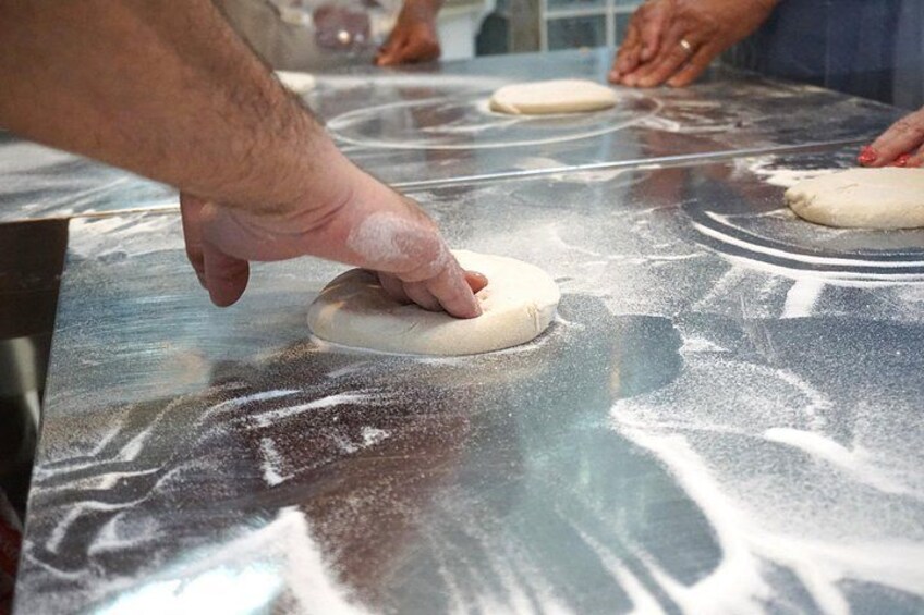The dough. 3