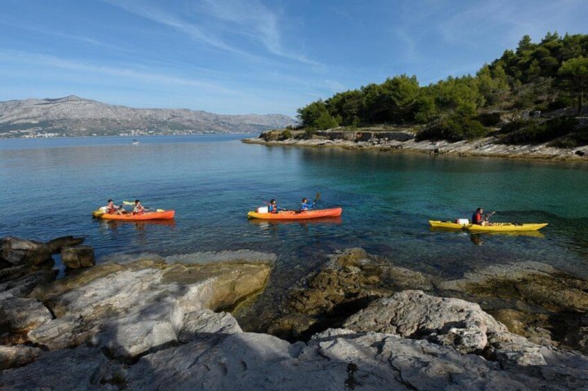Sea kayaking Postira - Lovrečina (St.Lovre, archaeological site) 4