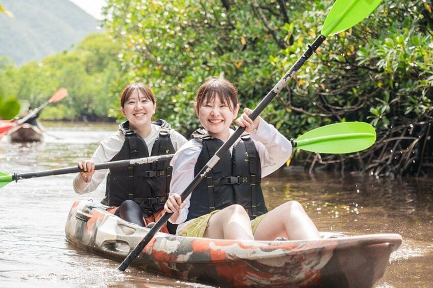 Okinawa Iriomote SUP or Canoe and Sightseeing in Yubujima Island 2