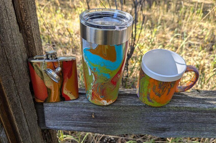 Create Your Own Hydro Dipped Tumbler, Mug or Flask in Estes Park 1