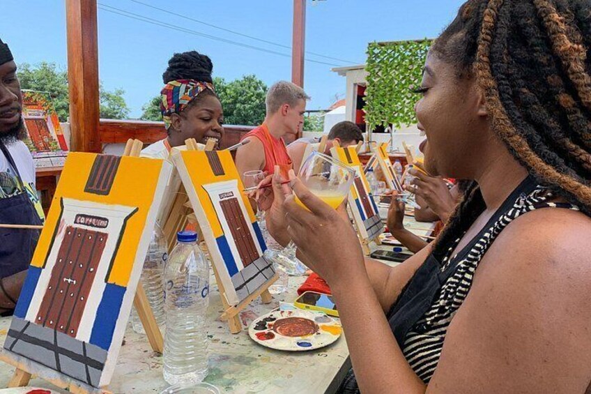 Brunch And Paint in a secret rooftop 3