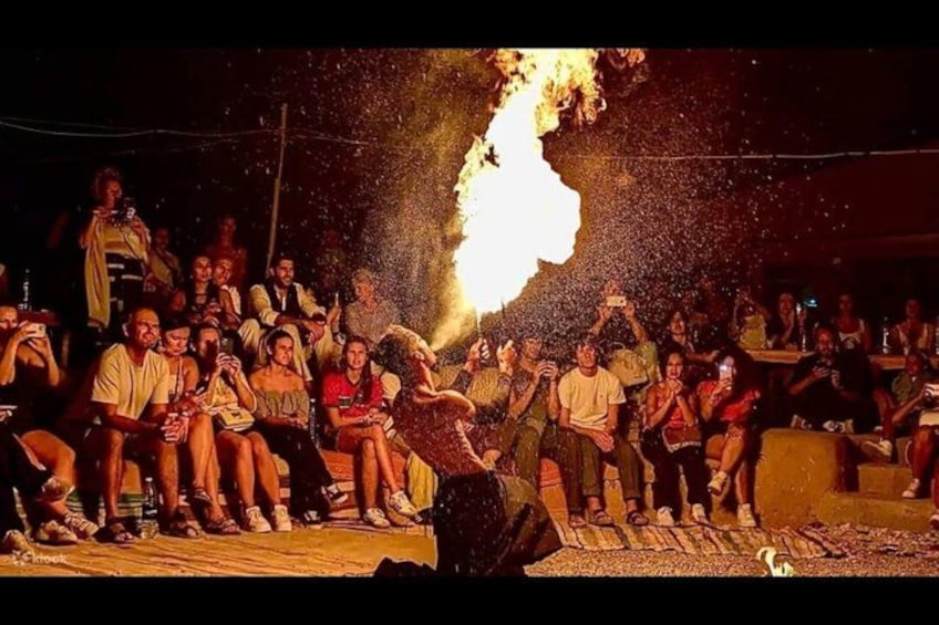 Marrakech: Agafay Desert Sunset Camel Ride, Dinner & Fire Show 2