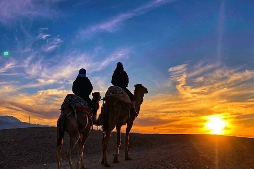 Marrakech to Agafay Desert Sunset: Camel Ride & Dinner Show 1