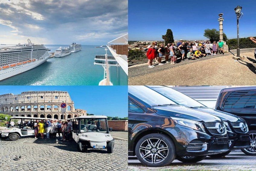 Exclusive 6 hours tour of Rome in Golf cart for Cruisers 1