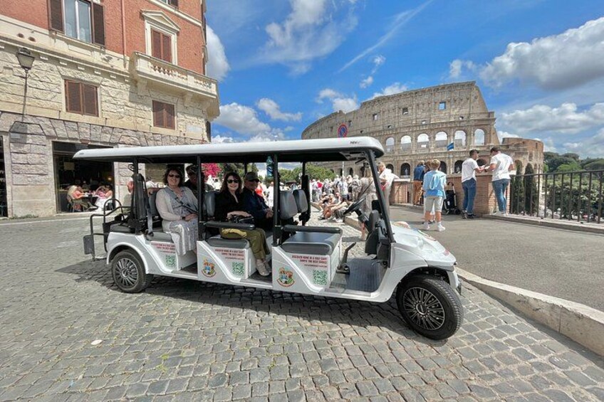 Exclusive 6 hours tour of Rome in Golf cart for Cruisers 2