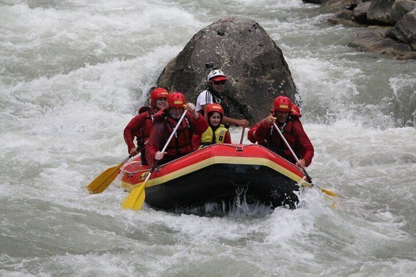 Rafting for families on the river Noce in Val di Sole Trentino with Ursus Adventures of Ossana 3
