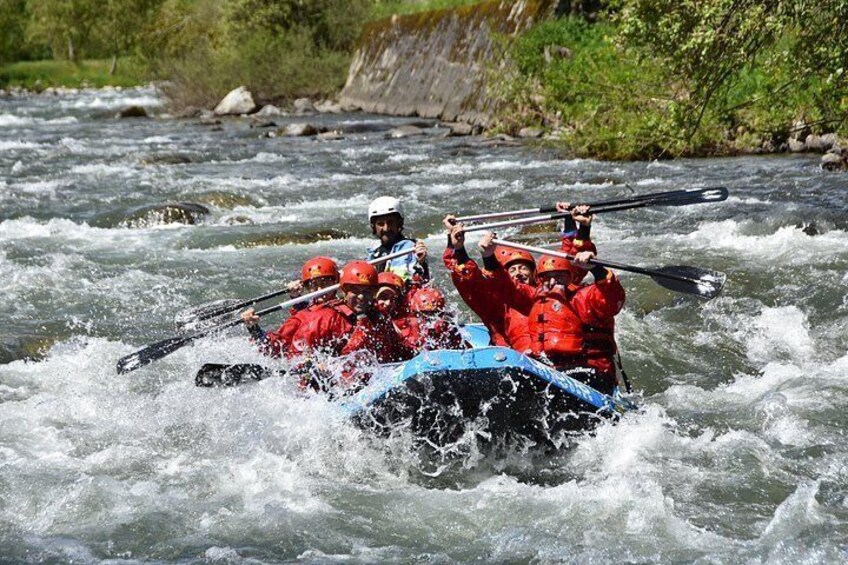 Rafting for families on the river Noce in Val di Sole Trentino with Ursus Adventures of Ossana 5