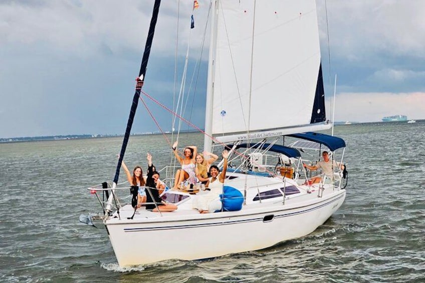 Private Luxury Yacht Charters, BYOB & Dolphins 4