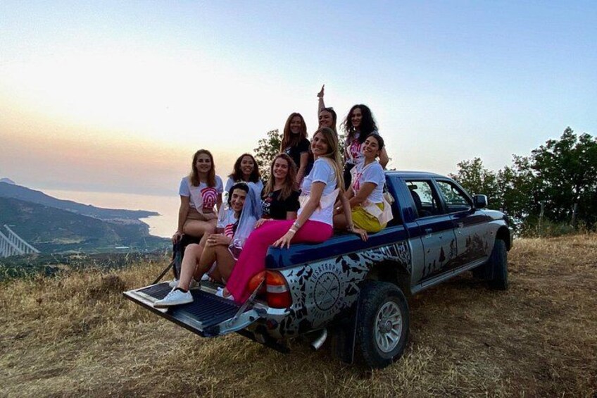 Sunset with BBQ by jeep 4