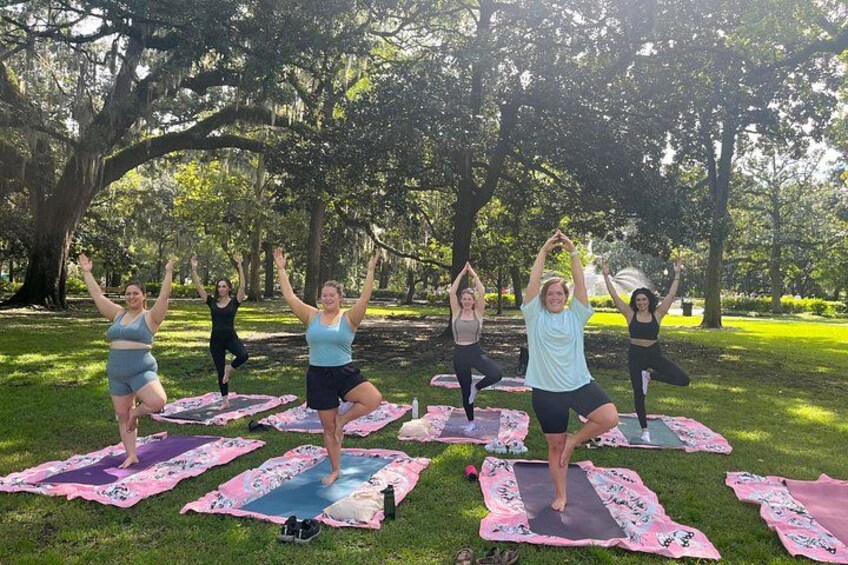 Yoga in Forsyth Park 2