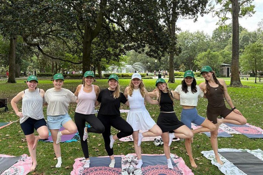 Yoga in Forsyth Park 4