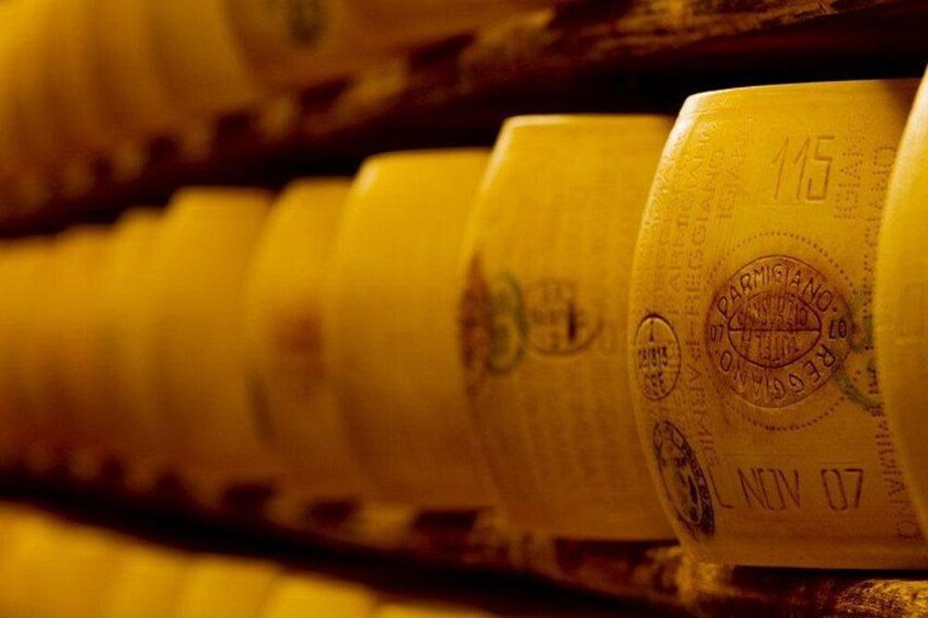 Parmigiano Reggiano Cheese Wheels | Artemilia Guided Tours | Slow Parma Food Experience 1