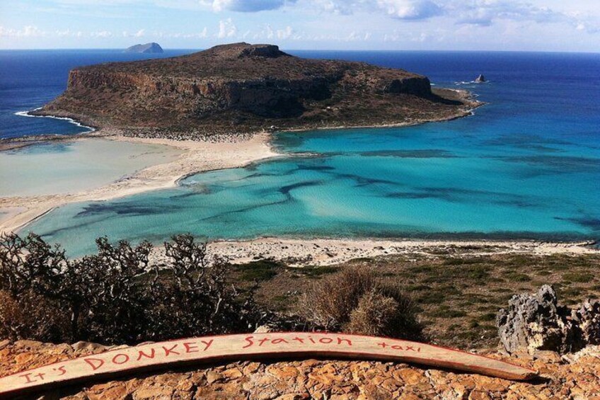 Balos lagoon view