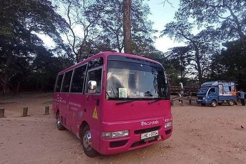 Air Con Mini Bus for the tour 5