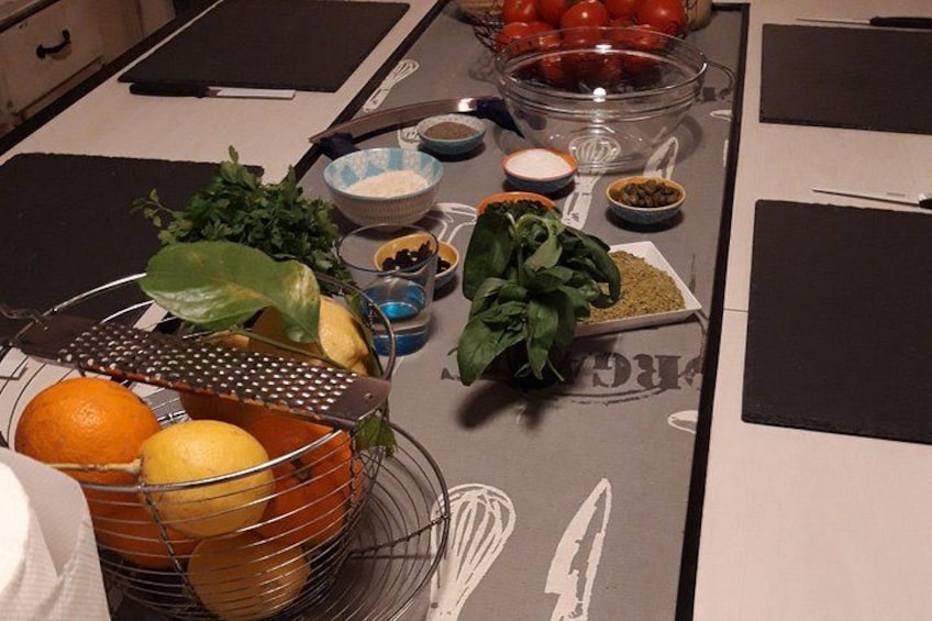 Cooking class shop market, and lunch or dinner with Chef Antonio 1