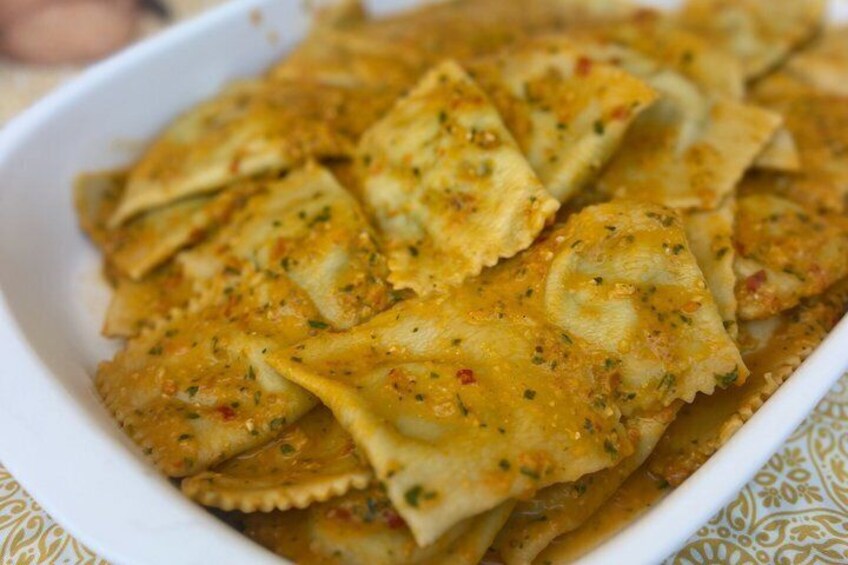 Syracuse : Local fresh pasta course 3 shapes 3