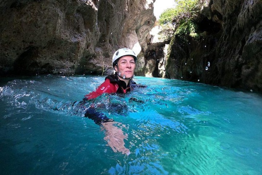 Canyoning in the water - Kourtaliotiko Gorge 5