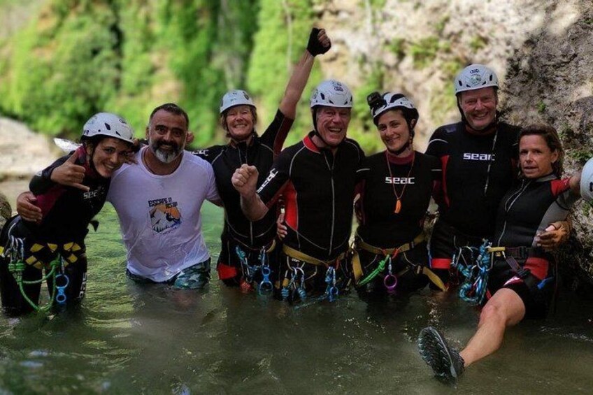 Canyoning in the water - Kourtaliotiko Gorge 2