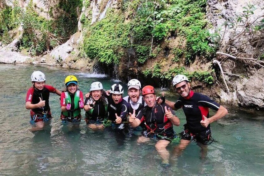 Canyoning in the water - Kourtaliotiko Gorge 3