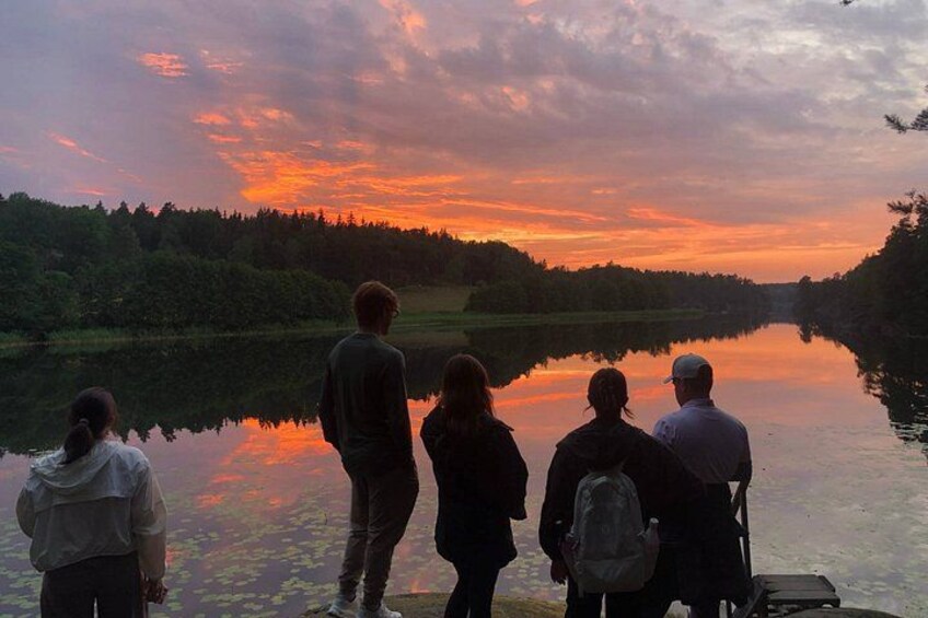 Stockholm: Sunset Hike in Tyresta National Park with Meal 3