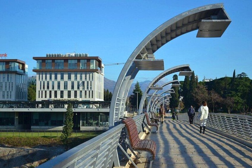 Winter tours in Podgorica - MIllenium Bridge 4