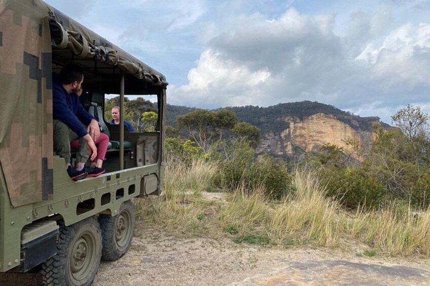 The views from the back in ‘Wombat’ the Army Truck 2