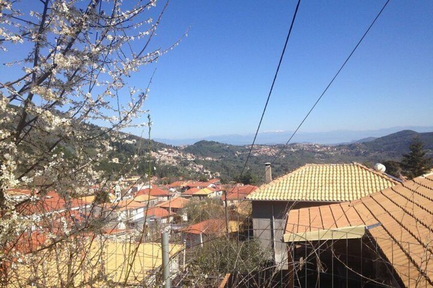 Lefkada Tours Original Mountain Hiking Private Tour of Lefkada - home-made BBQ incl. A view of Karya village
