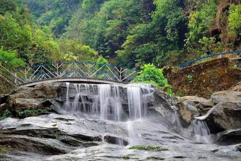 Natural Cascading Waterfall. 2